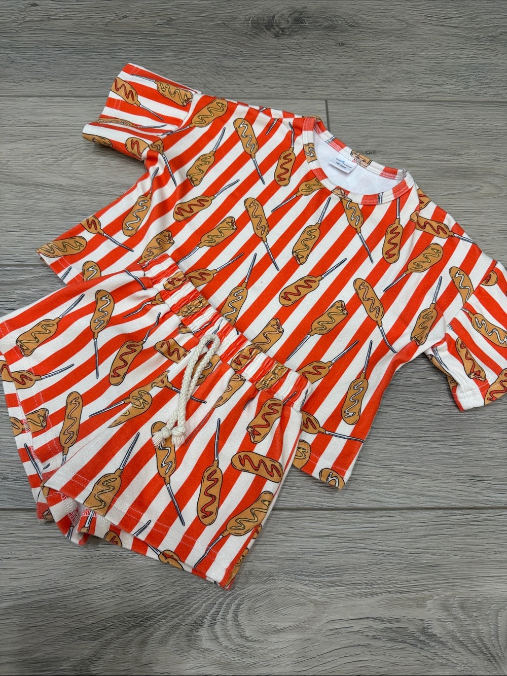 Little One Shop Corndog Slouchy Set